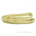 Sling de cinta redonda de doble capa de 1-6ton